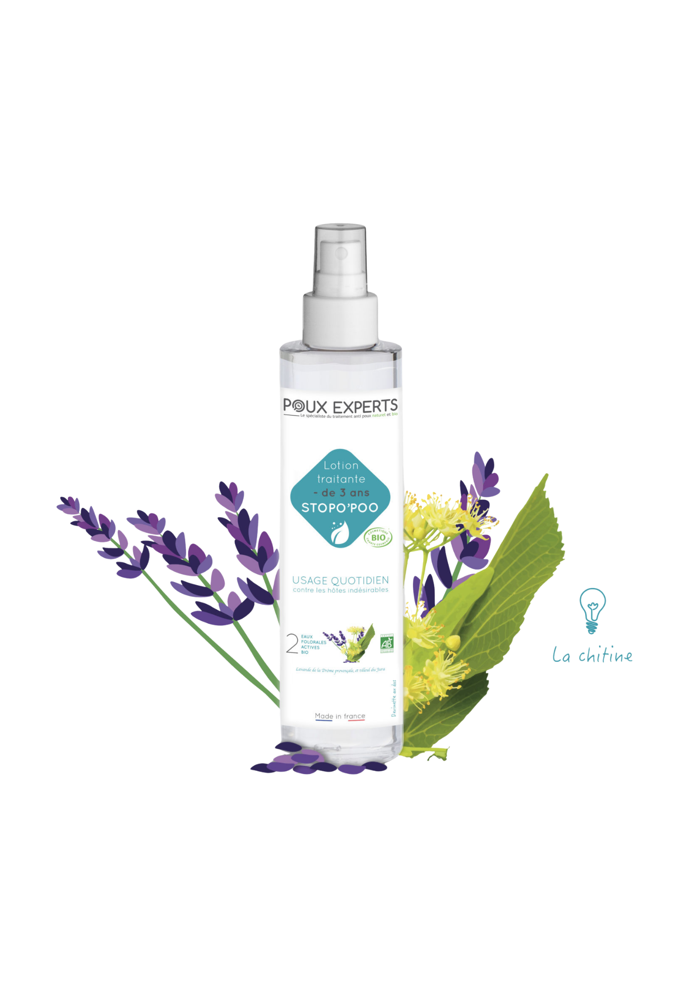 Lotion anti-poux pour enfant de moins de 3 ans