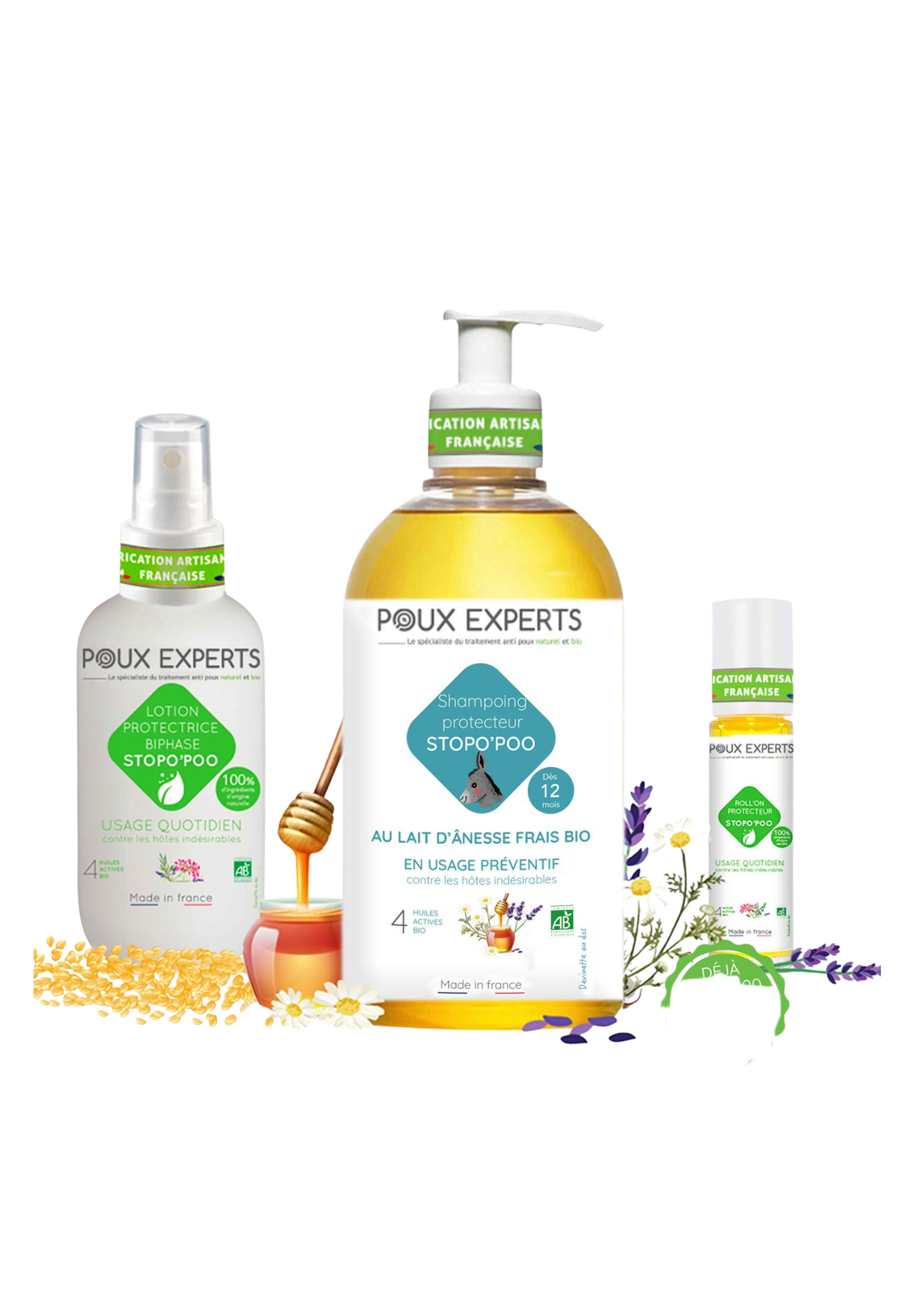Pack préventif anti-poux bio